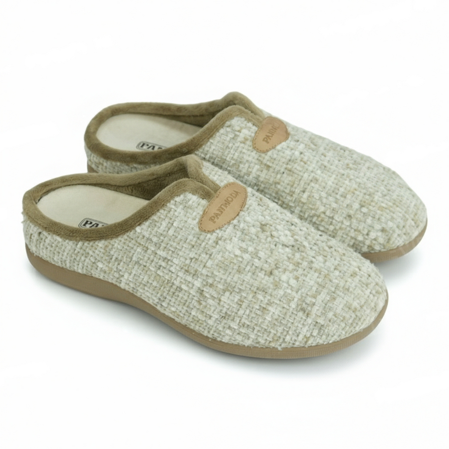 Chaussons Femme Hiver Beige Texturé – Importés d’Espagne - PN247583